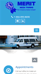 Mobile Screenshot of meritmeditrans.com